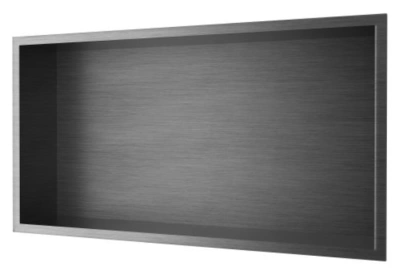 Εσοχή τοίχου Imex Pacific HOR002/BGM Black Gun Metal PVD 63x33x10cm