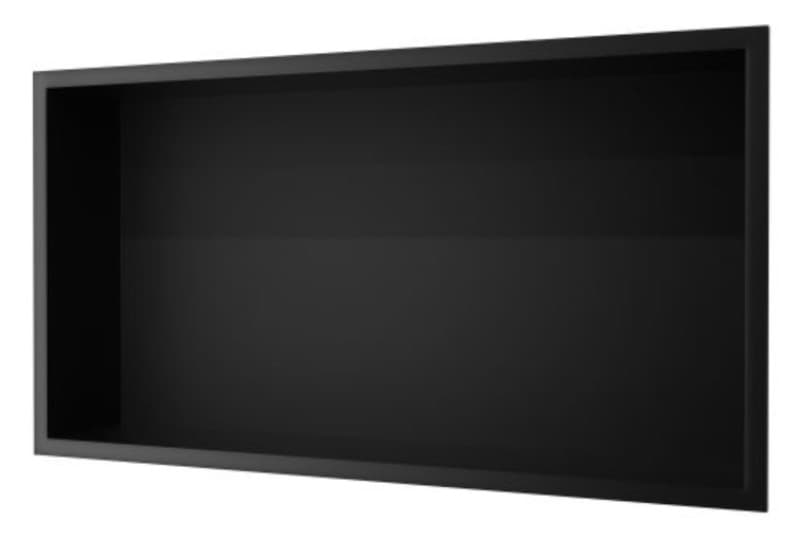 Εσοχή τοίχου Imex Pacific HOR002/NG Ματ Μαύρο 63x33x10cm