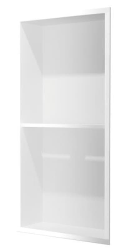 Εσοχή τοίχου με ράφι Imex Artic HOR003/BL Ματ Λευκό 33x63x10cm