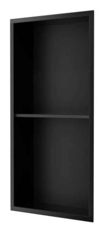 Εσοχή τοίχου με ράφι Imex Artic HOR003/NG Ματ Μαύρο 33x63x10cm