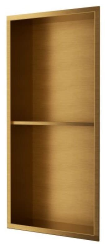 Εσοχή τοίχου με ράφι Imex Artic HOR003/OC Ματ Χρυσό PVD 33x63x10cm