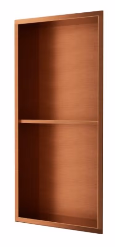 Εσοχή τοίχου με ράφι Imex Artic HOR003/ORC Ματ Rose Gold / Χαλκός PVD 33x63x10cm