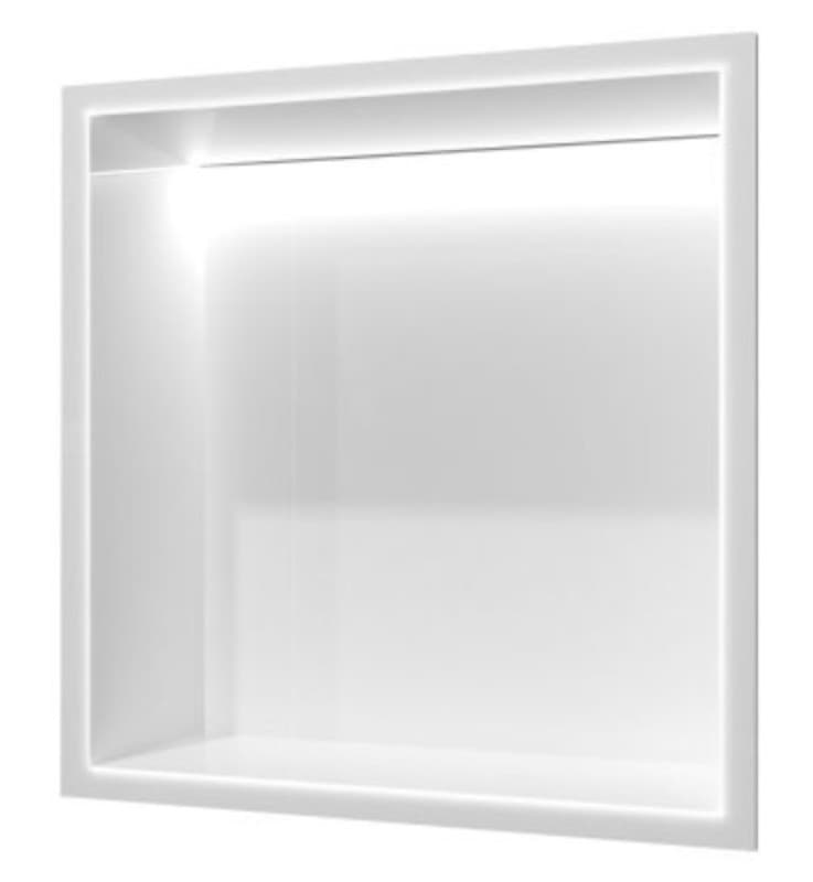 Εσοχή τοίχου µε φως LED (άνω πλευρά) Imex Indic HOR004/BL Ματ Λευκό 33x33x10cm