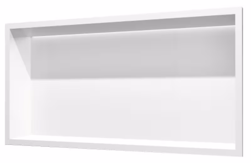 Εσοχή τοίχου µε φως LED (άνω πλευρά) Imex Oceanic HOR005/BL Ματ Λευκό 63x33x10cm