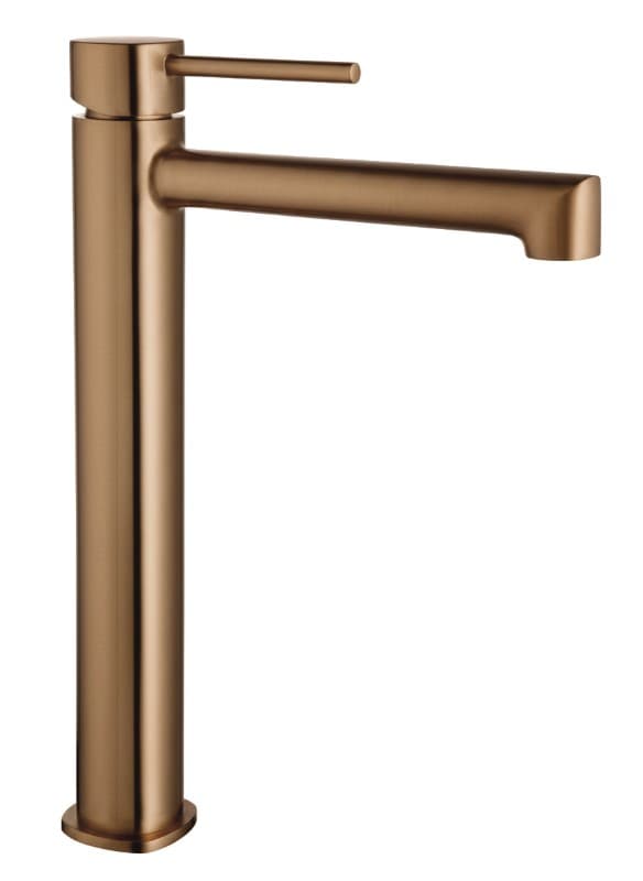 Μπαταρία Νιπτήρος Imex Toscana BDT064-3ORC Ματ Rose Gold / Χαλκός PVD