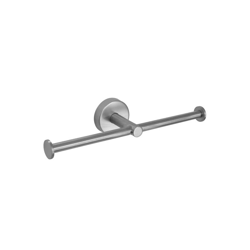 Χαρτοθήκη διπλή Karag Uno 142299 Inox Σατινέ 24x7,5x5,5cm
