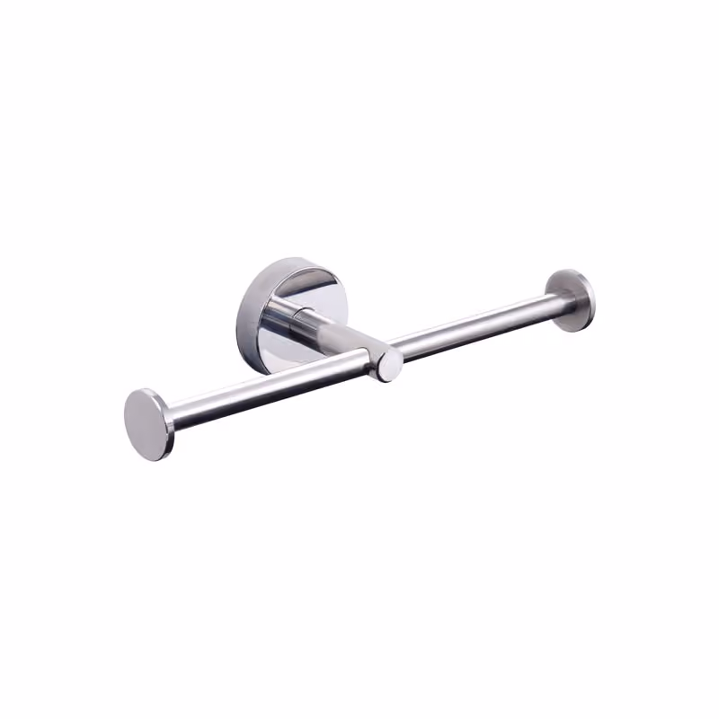 Χαρτοθήκη διπλή Karag Uno 1422 Χρώμιο 24x7,5x5,5cm