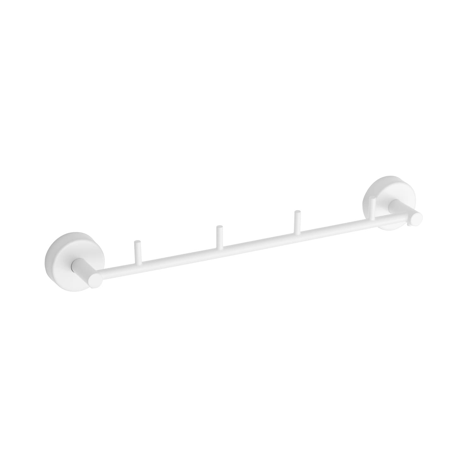 Άγκιστρο 4 θέσεων Karag Moderno 220466 Ματ Λευκό 33cm