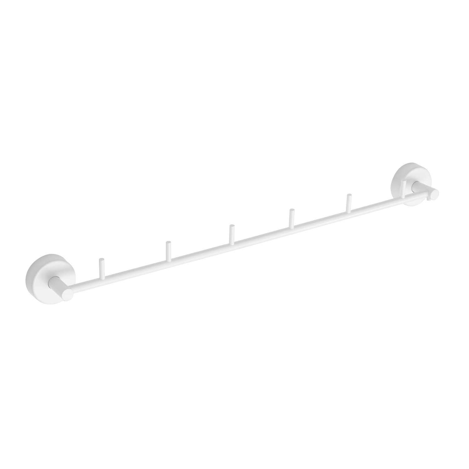 Άγκιστρο 6 θέσεων Karag Moderno 220666 Ματ Λευκό 47cm