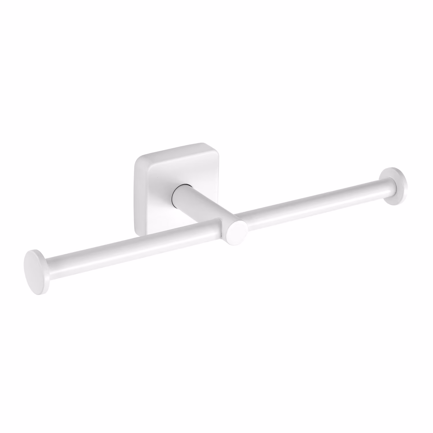 Χαρτοθήκη διπλή Karag Quattro 442266 Ματ Λευκό 24×7,5×5,5cm