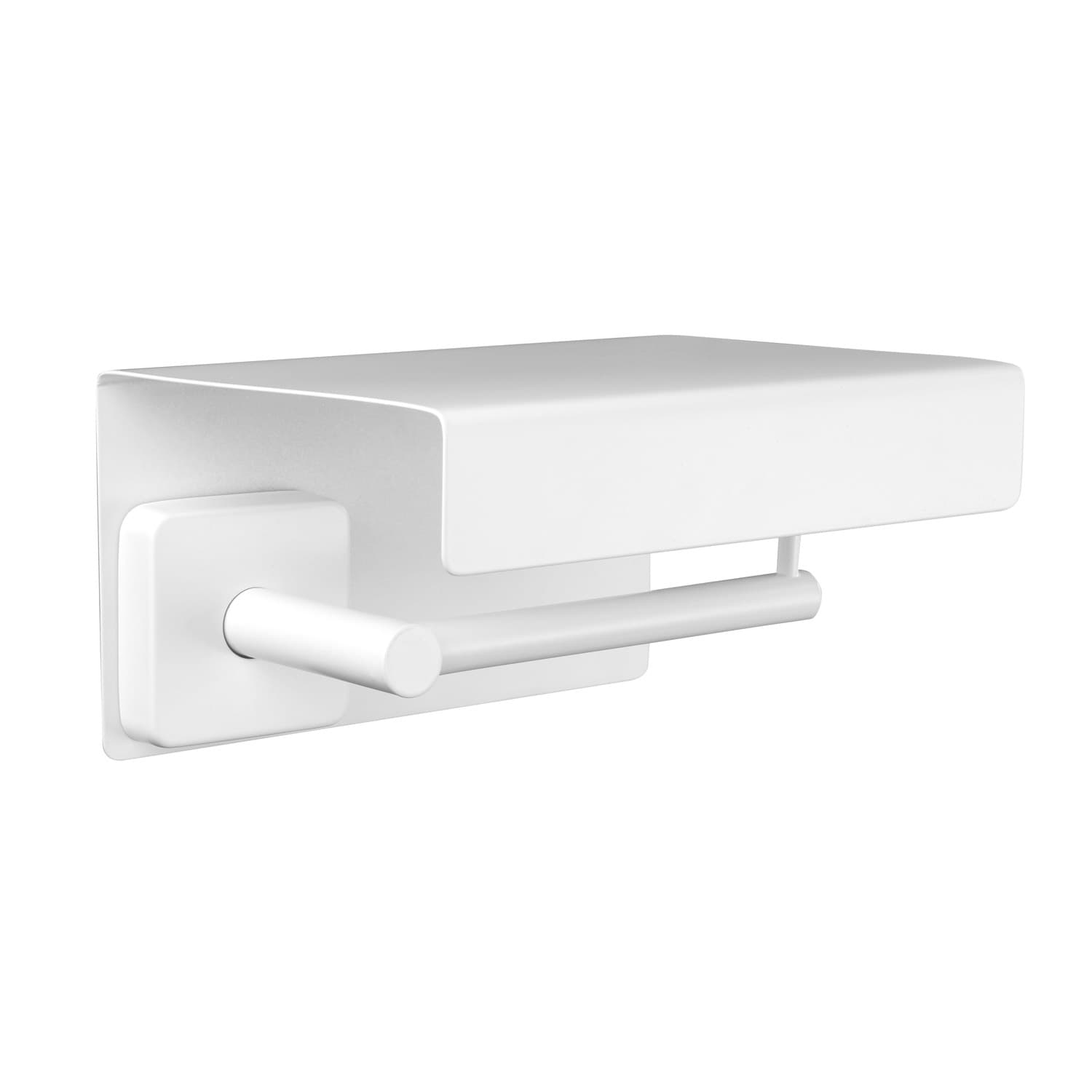 Χαρτοθήκη με ραφάκι Karag Quattro 449366 Ματ Λευκό 16,5×13×9cm