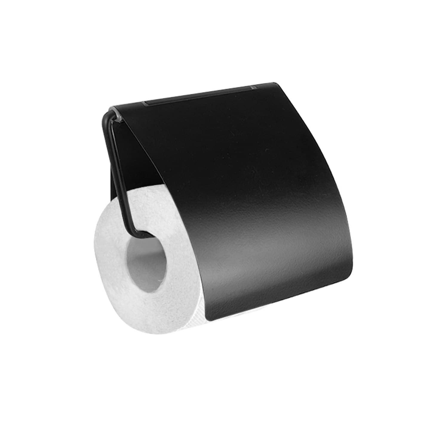 Χαρτοθήκη με καπάκι Karag Multiuso 964155 Ματ Μαύρο 12×11×3cm