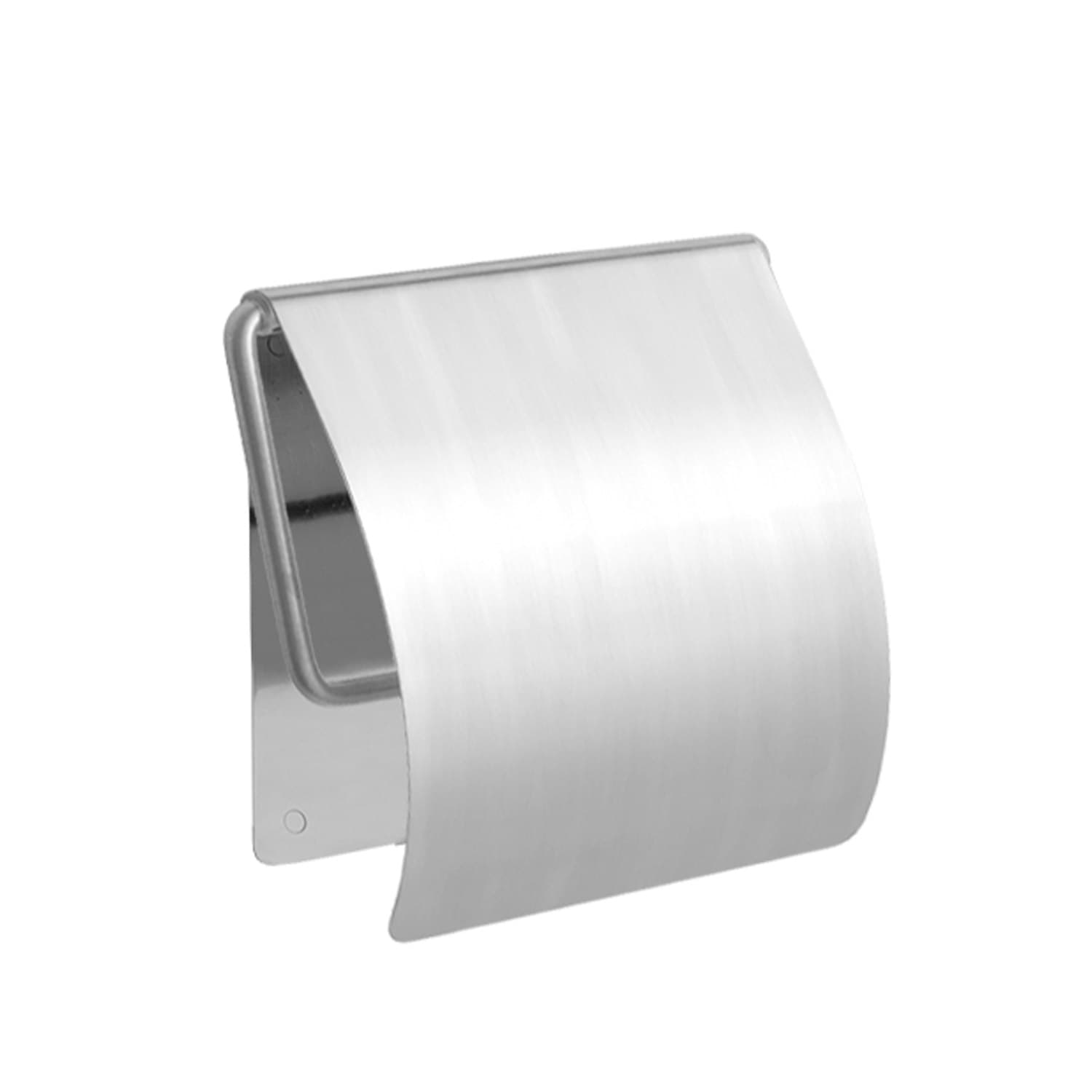 Χαρτοθήκη με καπάκι Karag Multiuso 964199 Inox Σατινέ 12×11×3cm
