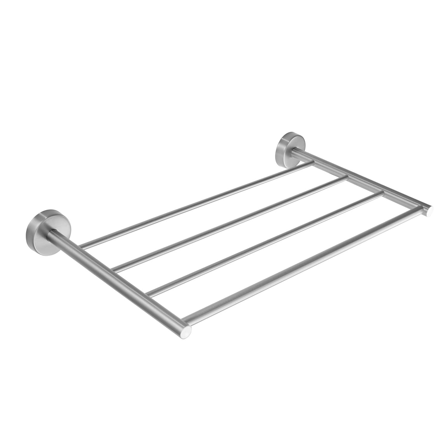Ραφιέρα πετσετών Karag Uno 969599 Inox Σατινέ 50×25×5,5cm