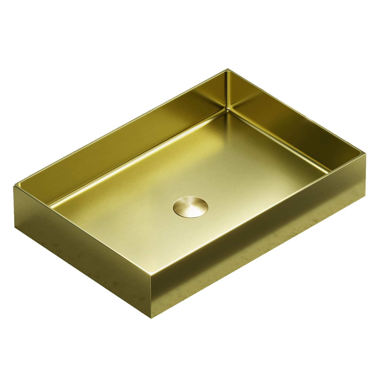 Νιπτήρας επιτραπέζιος Karag Saturn 553810302 Brushed Gold 55x38