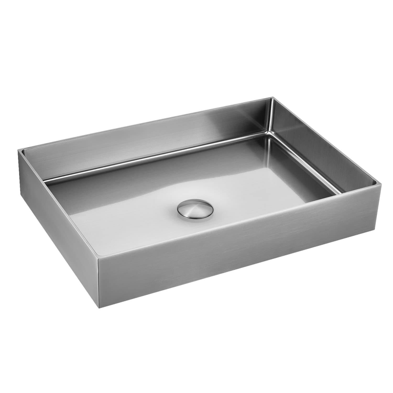 Νιπτήρας επιτραπέζιος Karag Saturn BB9812-BS Inox Σατινέ 55×38×10cm