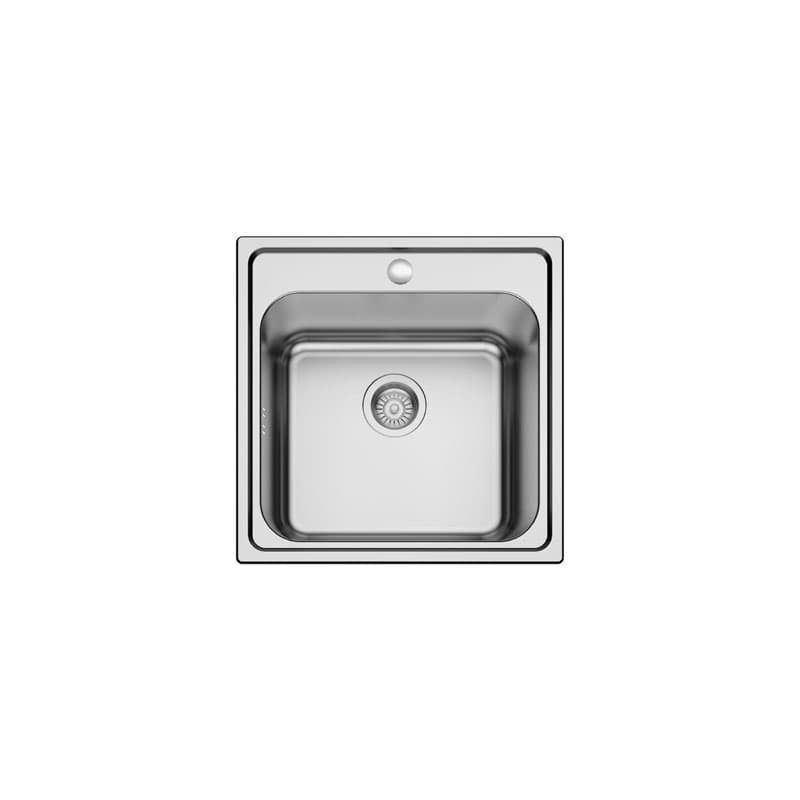 Νεροχύτης κουζίνας ανοξείδωτος Karag BL 625 Inox Σατινέ 50×50 (ένθετος)