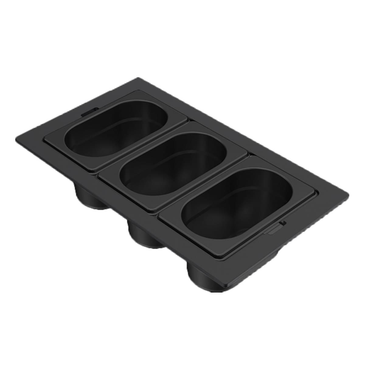 Μπολ νεροχύτη ανοξείδωτο Elleci Sintesi Frame On 1/9 KF013100BK Μαύρο