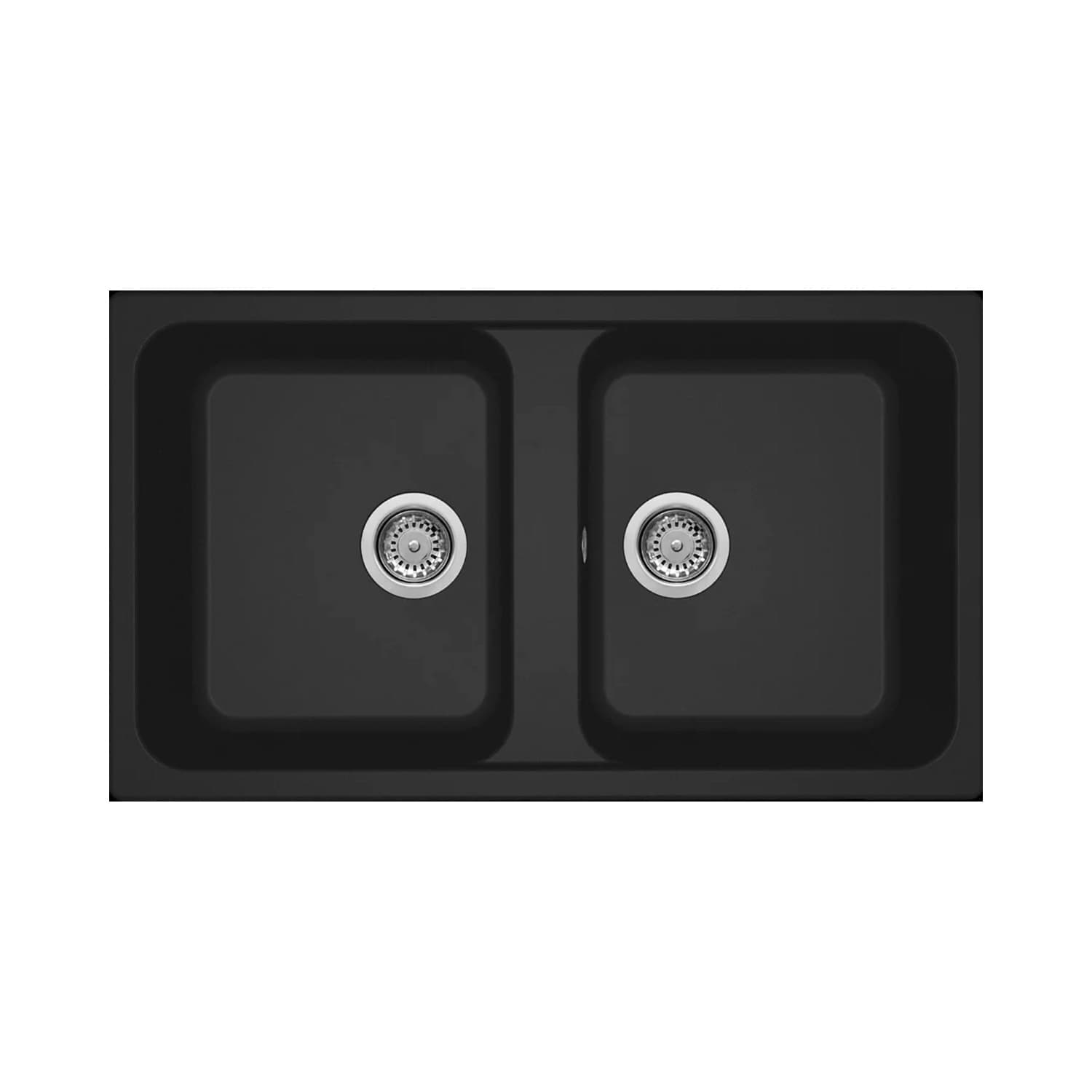 Νεροχύτης κουζίνας γρανιτένιος Elleci Life 450 Nero 40 86×50 (ένθετος)