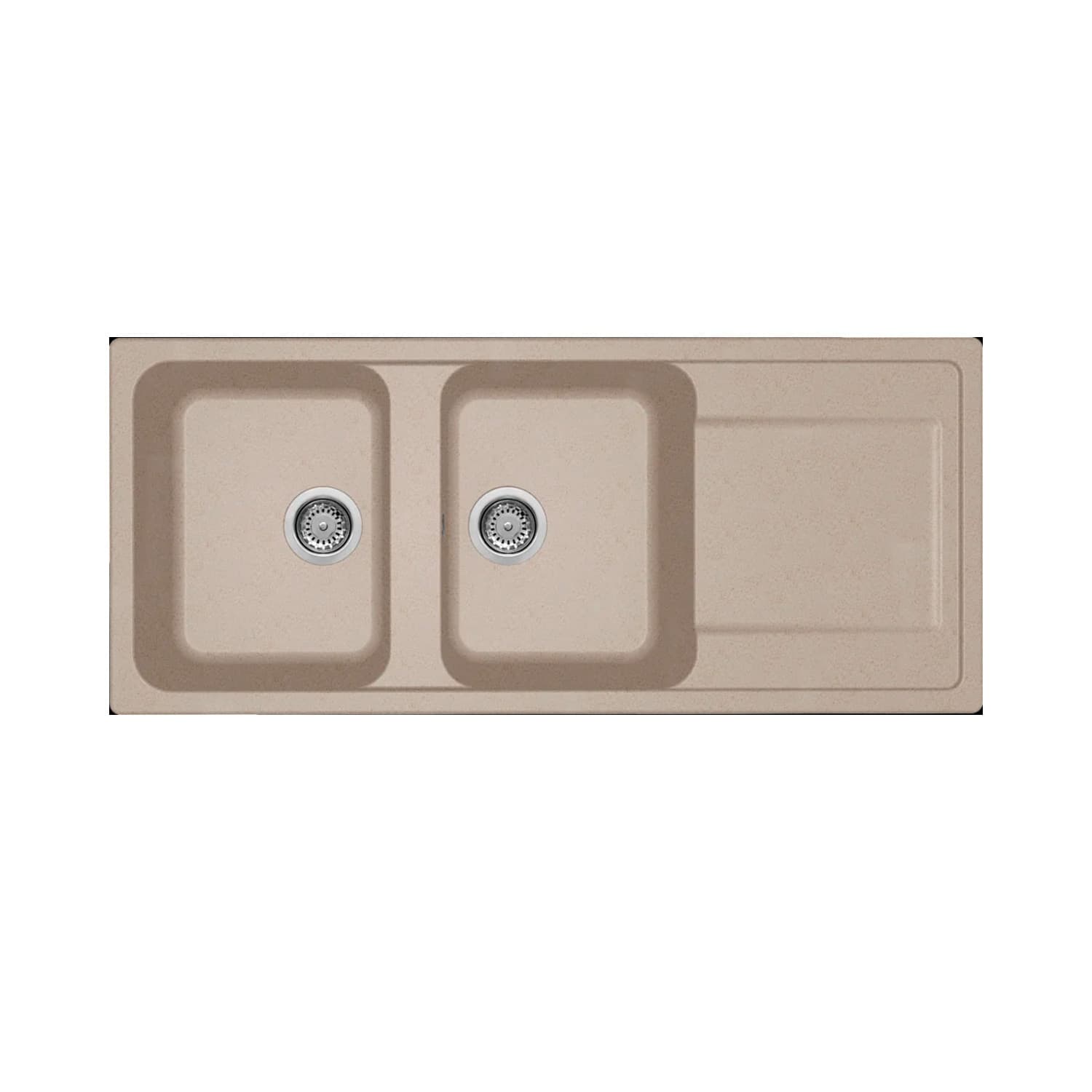 Νεροχύτης κουζίνας γρανιτένιος Elleci Life 500 Avena 51 116×50 (ένθετος)