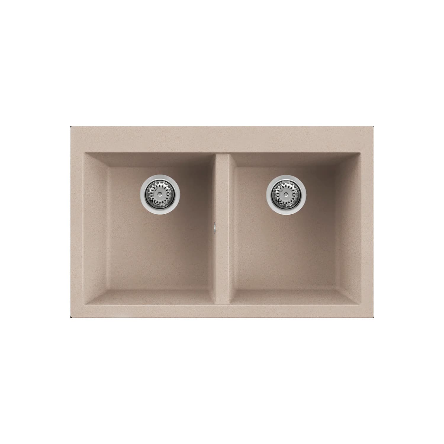 Νεροχύτης κουζίνας γρανιτένιος Elleci Quadra 350 Avena 51 79×50 (ένθετος)