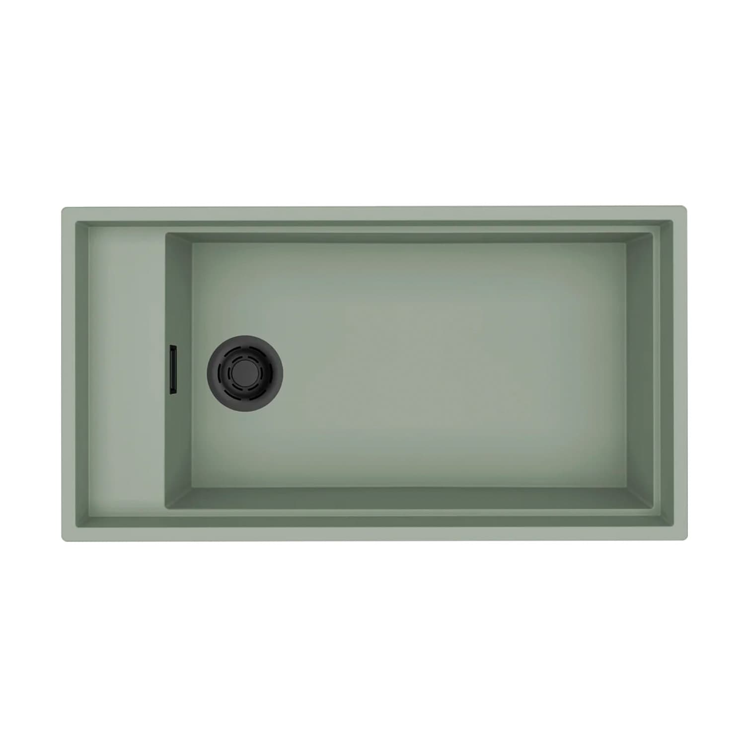 Νεροχύτης κουζίνας γρανιτένιος Elleci Dialogo 360 Sage Green 82 86×46 (ένθετος)