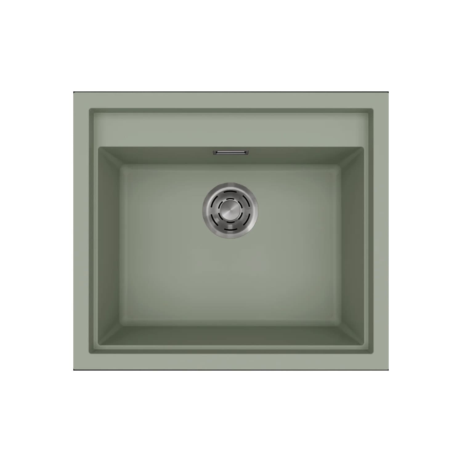 Νεροχύτης κουζίνας γρανιτένιος Elleci Sintesi 105 Sage Green 82 57×50 (ένθετος)