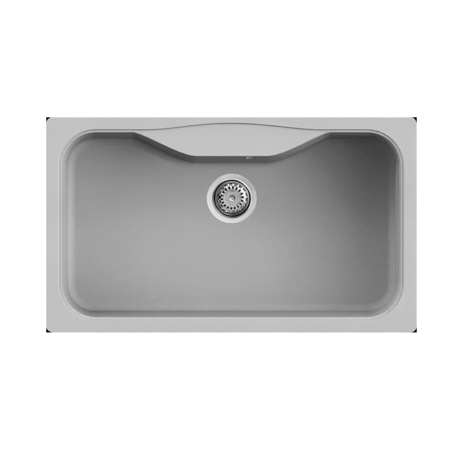 Νεροχύτης κουζίνας γρανιτένιος Elleci Fox 360 Aluminium 79 86×50 (ένθετος)