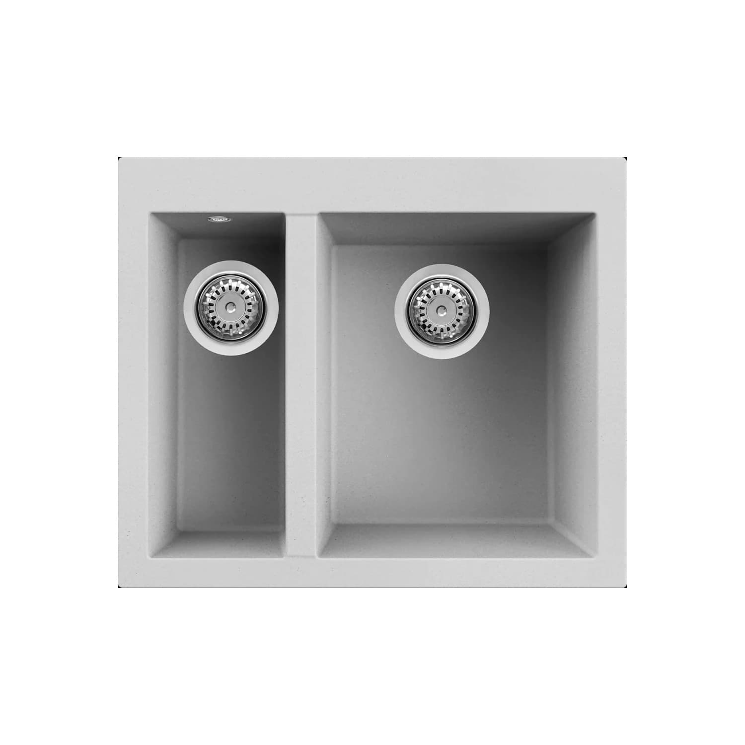 Νεροχύτης κουζίνας γρανιτένιος Elleci Quadra 150 Aluminium 79 59×50 (ένθετος)