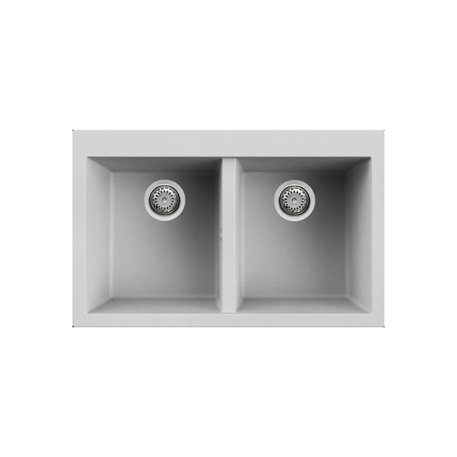 Νεροχύτης κουζίνας γρανιτένιος Elleci Quadra 350 Aluminium 79 79×50 (ένθετος)