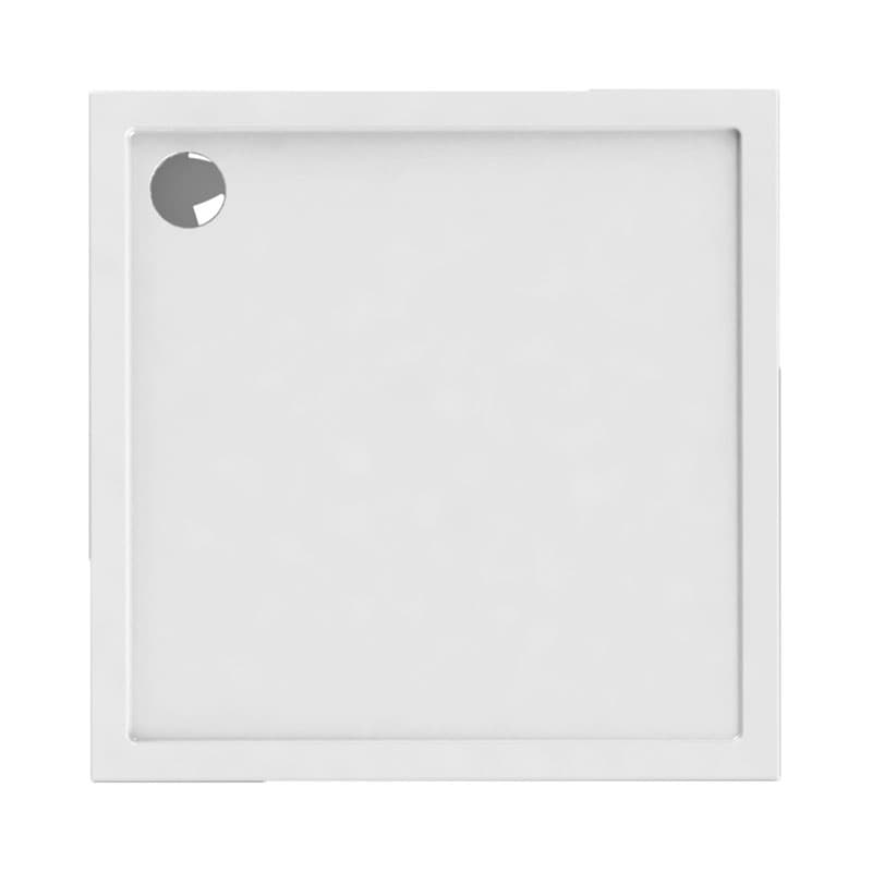 Ντουζιέρα τετράγωνη Karag New Flat Λευκό 90x90x5,5cm