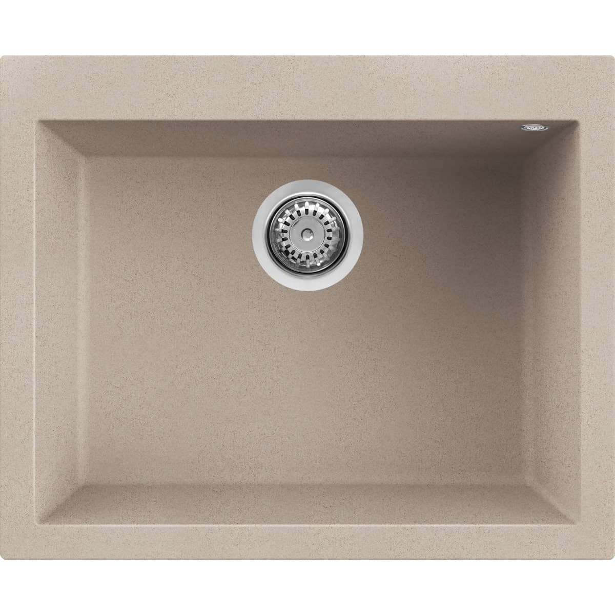 Νεροχύτης κουζίνας γρανιτένιος Elleci Quadra 110 Avena 51 61×50 (υποκαθήμενος & ένθετος)