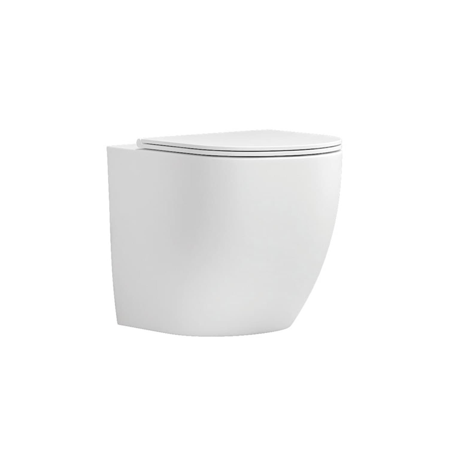 Κάλυμμα λεκάνης soft close slim Karag Milos S-LT2141D-RMW Ματ Λευκό (για LT 2141D)