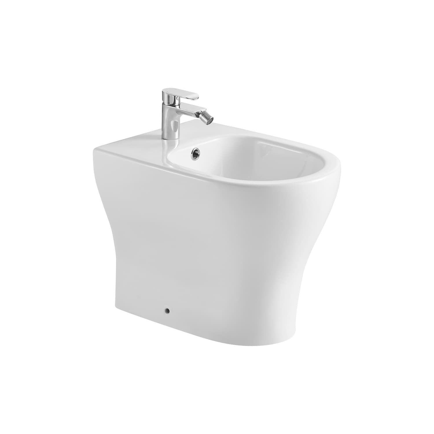 Μπιντέ δαπέδου Karag New Paros TR 174 Λευκό 36×52cm