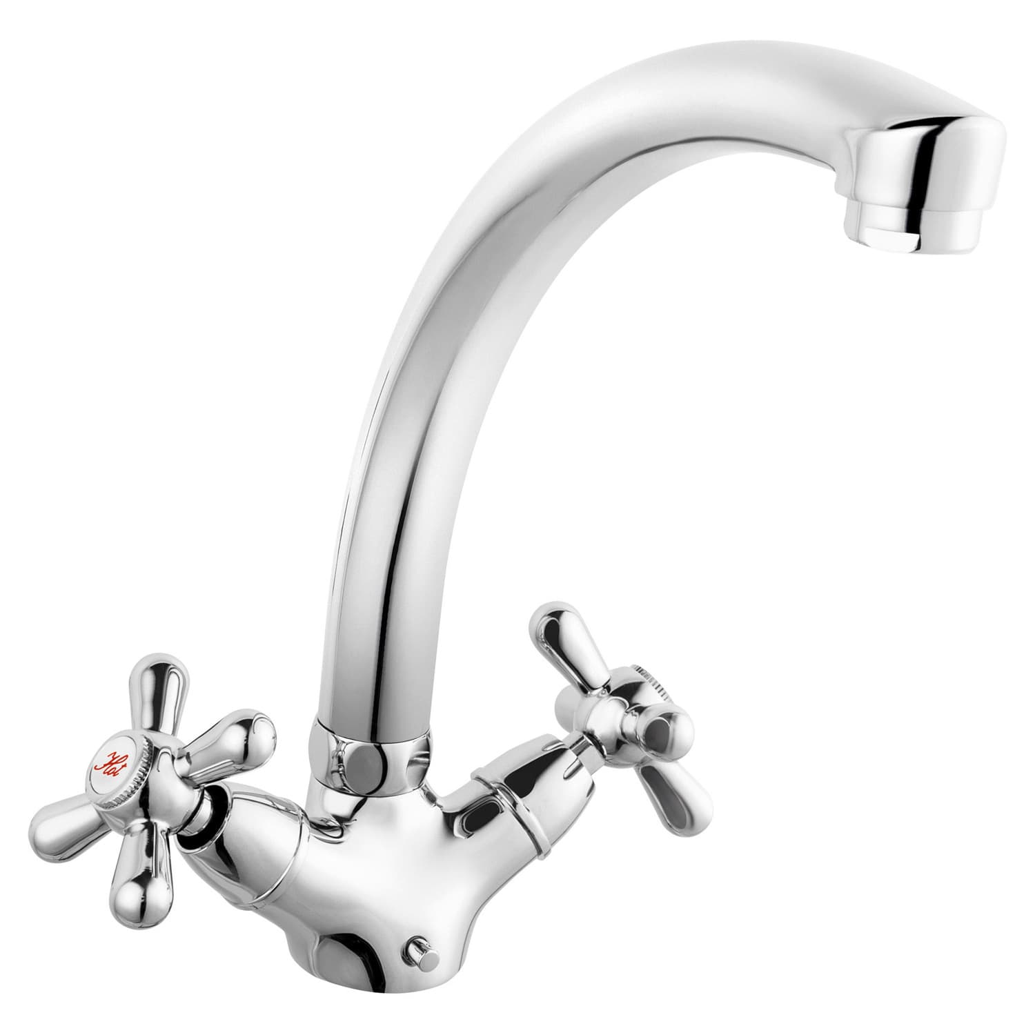 Μπαταρία κουζίνας Ferro Retro New XD4 Χρώμιο Ρ18cm