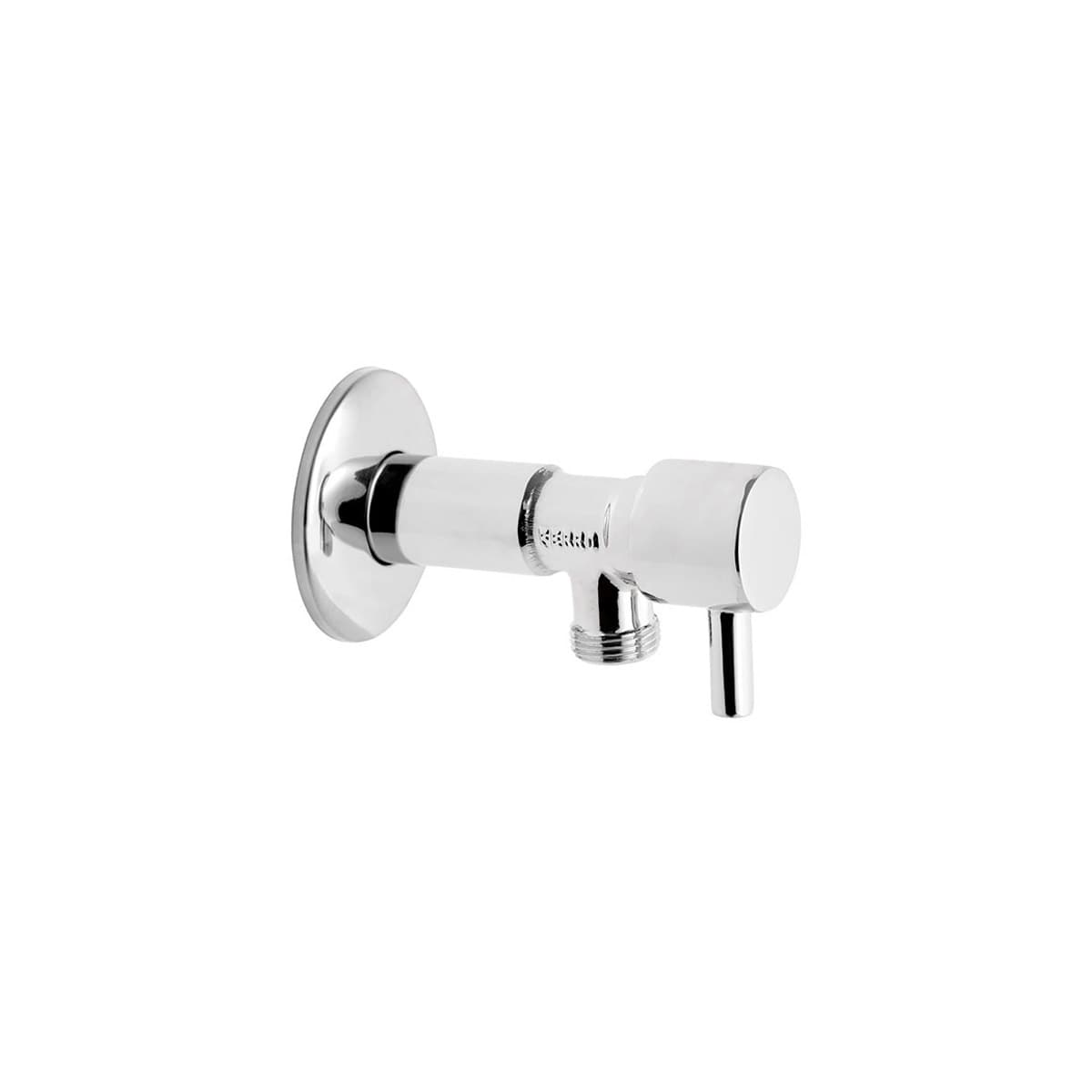Γωνιακός διακόπτης ροής Ferro Z1212C Χρώμιο 1/2"x1/2"