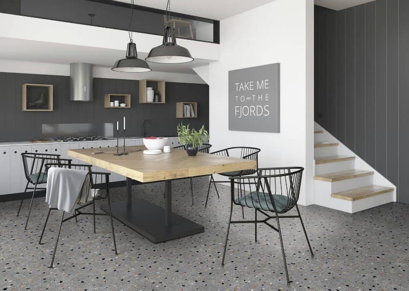 Πλακάκι Keros Galaxy Gris 60x60cm Ματ Rect - 4