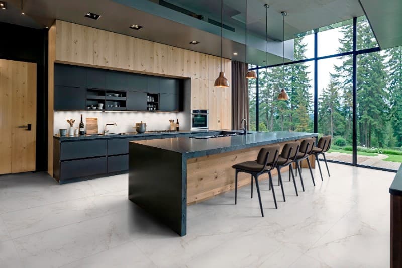 Πλακάκι Keros Calacata Gris 60x120cm Σατινέ Rect - 4