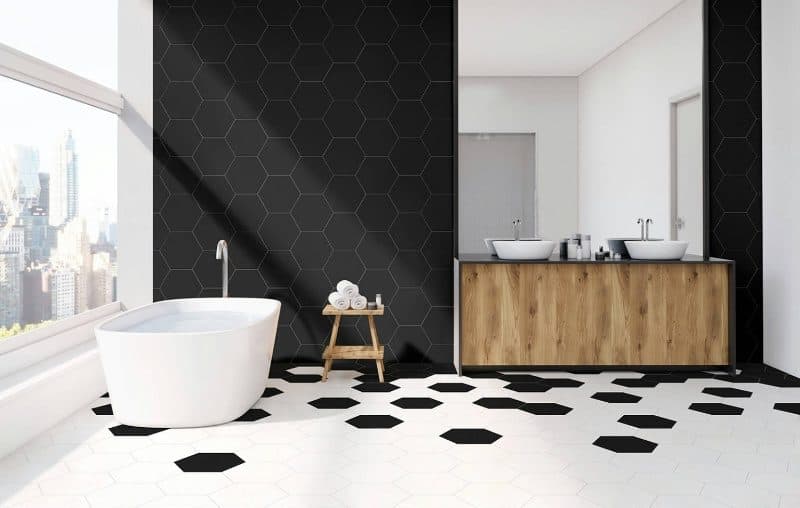 Πλακάκι Keros Element Negro 25x25 Ματ - 2