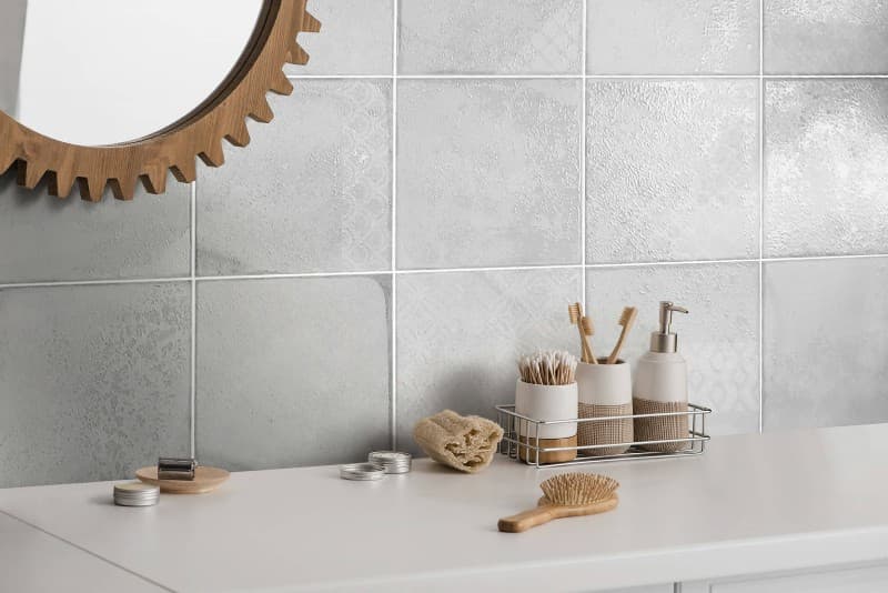 Πλακάκι Keros Austral Blanco 25x25cm Ματ Γυαλιστερό - 5