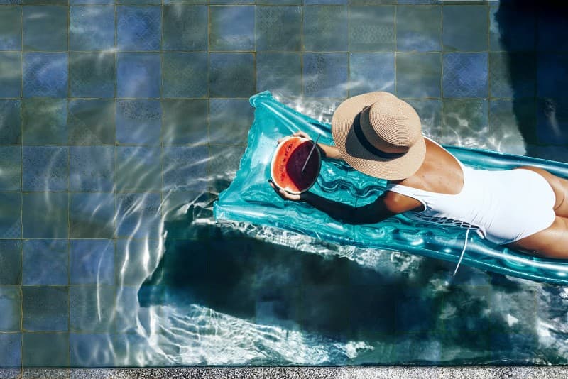 Πλακάκι Keros Austral Blue 25x25cm Ματ Γυαλιστερό - 4
