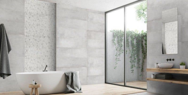 Πλακάκι Keros Decorado London Tris Gris 30x90cm Ματ Rect - 5