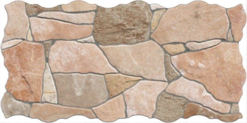 Πλακάκι επένδυσης τοίχου Keros Piedra Natural 23x46cm Ματ