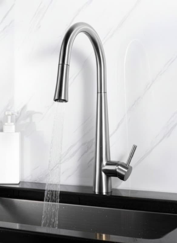 Μπαταρία κουζίνας Longevita VE.200 Inox Σατινέ Υ45,2cm