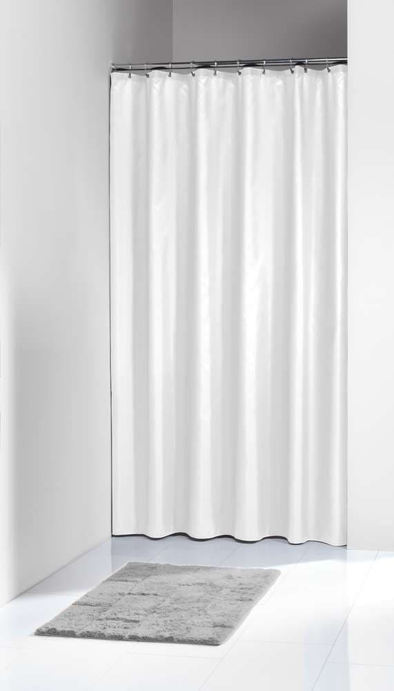 Κουρτίνα Μπάνιου Υφασμάτινη Sealskin Solid Elemental 200601310 Λευκό 180x200cm