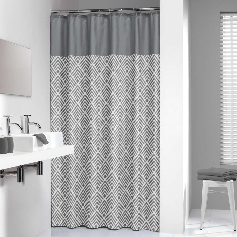 Κουρτίνα Μπάνιου Υφασμάτινη Sealskin Angoli 233561312 Γκρι 180x200cm