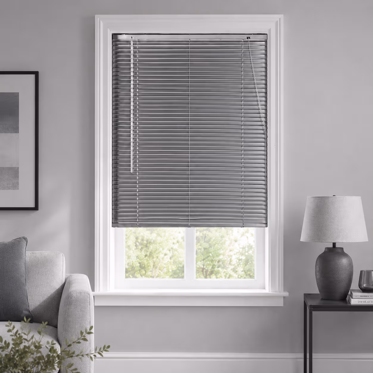 Μεταλλικό Στόρι 25mm MRShome DRV-GR140140 Γκρι 140x140cm