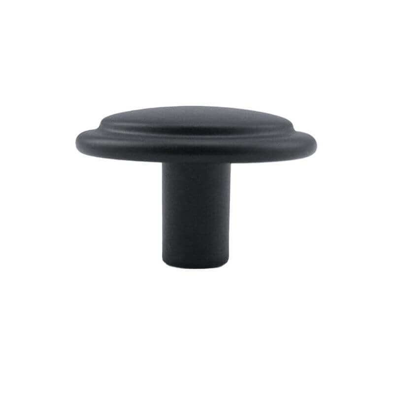 Πόμολο Επίπλων Gamet 1501 Ματ Μαύρο Φ30mm - 3