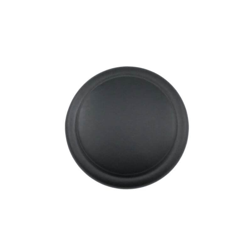 Πόμολο Επίπλων Gamet 1501 Ματ Μαύρο Φ30mm - 2