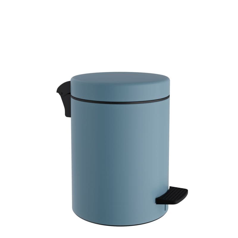 Χαρτοδοχείο Pam 05-096-923 5lt soft close Ματ Σιελ Φ20x28cm